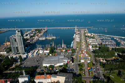Tall Ships' Races 2009 w Gdyni z lotu ptaka. Zlot Wielkich...