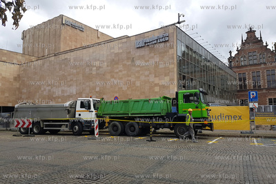 Pożar w kanale wentylacyjnym w Teatrze Wybrzeże w...