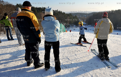 Stok narciarski i saneczkowy na Lysej Gorze w Sopocie....