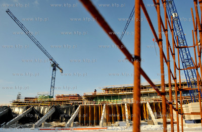Budowa stadionu PGE Arena w Gdansku Letnicy.
22.01.2010
fot....