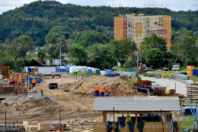 Gdansk, Oliwa. Budowa nowych Wydzialow Chemii i Bilogii...