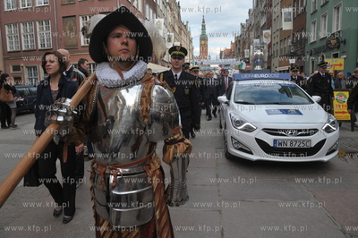 Oficjalne powitanie pucharu Henri Delaunaya w Gdansku....