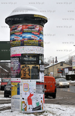 Gdansk Wrzeszcz ul. Sobieskiego. 22.01.2014 Fot. Maciej...