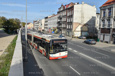 Gdańsk - Orunia. Trakt Świętego Wojciecha. Autobus...
