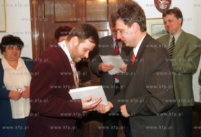 marcin wargin - MOSIR SOPOT - odbiera dyplom z rak...