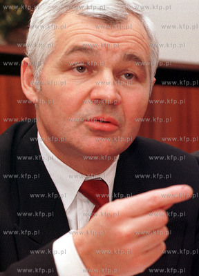 Jan Krzysztof Bielecki 10.12.98 fot. Wojtek Jakubowski...