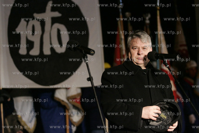 Gdynia.  Obchody rocznicowe wydarzen Grudnia 1970....