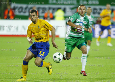 Gdansk. Meczo mistrzostwo Ekstraklasy. Lechia Gdansk...