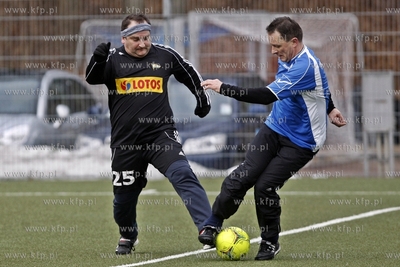 Gdansk. Boisko przy ul. Traugutta.  Sylwestrowy mecz...