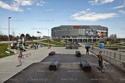 Sopot / Gdansk. Nowo otwarty skatepark przy hali Ergo...