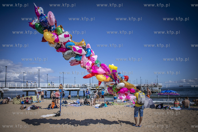 Plaża w Gdańsku Brzeźnie.
18.07.2019
fot. Krzysztof...