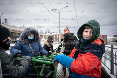 Gdański Finał 29. WOŚP. Przejazd drezyną na odcinku...