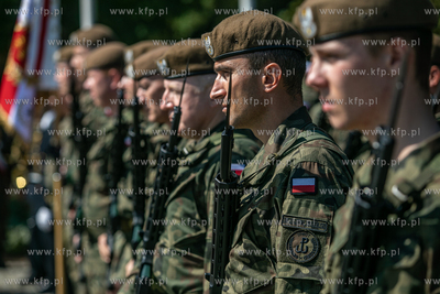 Swieto Wojska Polskiego. Uroczystosci pod pomnikiem...
