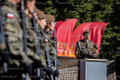 Gdańsk. Pomnik Obrońców Poczty Polskiej. Obchody...