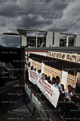 Wystawa pt. Solidarnosc Narodow, nieopodal Reichstagu,...