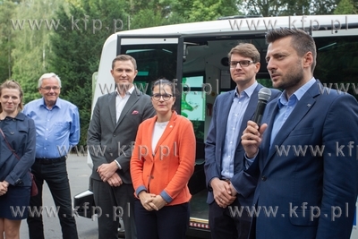 Gdański Ogród Zoologiczny. Prezentacja busa autonomicznego....