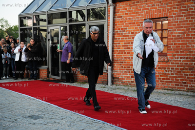 Gdansk. Dziedziniec Polskiej Filharmoni Baltyckiej....