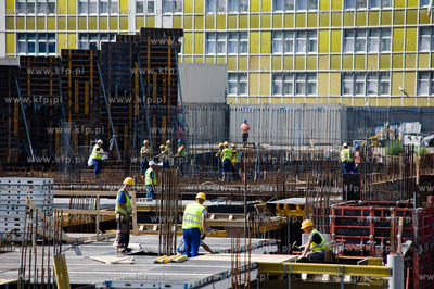 Gdansk. Budowa Europejskiego Centrum Solidarnosci na...