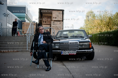 Gdynia. Plan zdjeciowy filmu pt Uklad Zamkniety w rezyserii...