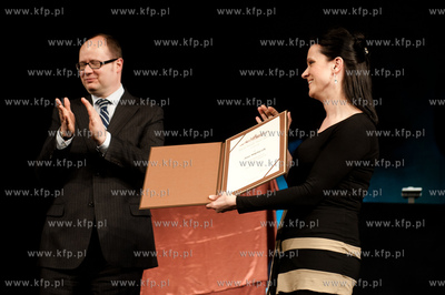 Gdansk. Teatr Wybrzeze. Uroczystosc uroczystosc wreczenia...