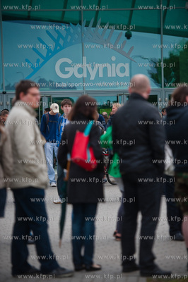 Gdynia. Stadion Miejski. Otwarty dla publicznosci trening...