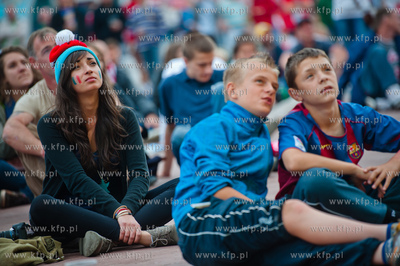 Gdansk. Fanzone - Strefa Kibica. Relacja meczu Mistrzostw...