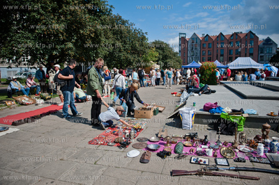 Gdansk. Ulica Podwale Staromiejskie. 752 Jarmark sw....