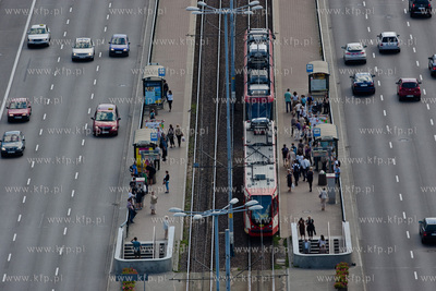 Gdansk. Widok na Podwale Grodzkie z wiezowca Zieleniak.
04.09.2012
fot....