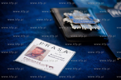 Gdansk. Hotel Scandic. Konferencja prasowa Iwony Wieczorek...