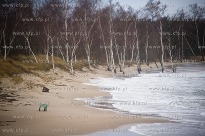 Ggansk. Gorki Zachodnie. Wysoka fala i calkowicie zalana...