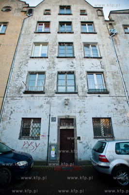 Gdansk. Odremontowane, nowo pomalowane kamieniczki...