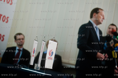 Gdansk. Lotos Petrobaltik. Konferencja prasowa poswiecona...