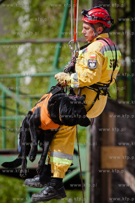 Gdansk Oliwa. Jednostka Strazy Pozarnej przy ul. Beniowskiego....
