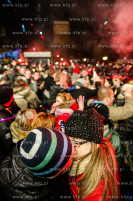 Zabawa sylwestrowa na Targu Weglowym w Gdansku.
31.12.2014
fot....