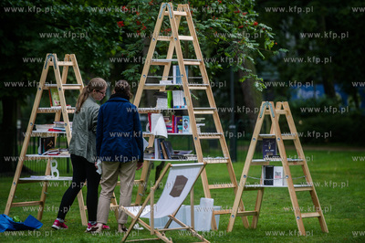 Park Połnocny w Sopocie. Festiwal Literacki Sopot....