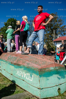 Gdańsk. Wyspa Sobieszewska. Uroczystość wbicia pierwszej...