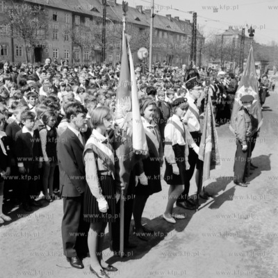 Uroczystosc nadania imienia XIII Miedzynarodowej Brygady...