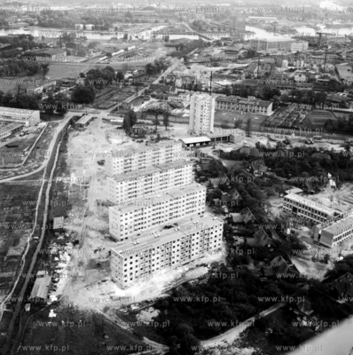 Gdansk Przymorze, domy w okolicach ul. Slaskiej. 1966
z0005091
Fot....