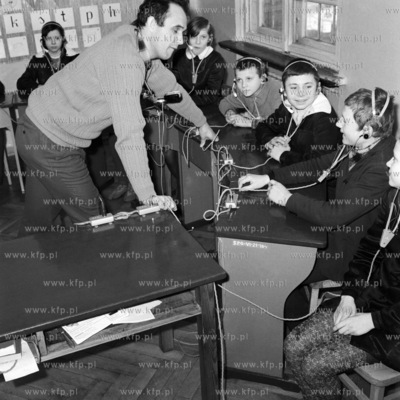 Zajecia w szkole podstawowej w Gdańsku. 
03.1969
0002018z_marzec1969
Fot....