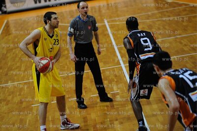 Sopot. Polska Liga Koszykowki. Mecz Trefl Sopot kontra...