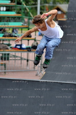 Gdansk. Plac Zebran Ludowych. Festiwal Sportow Ekstremalnych...