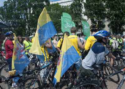 18 Metropolitalny Wielki Przejazd Rowerowy. Na zdjeciach...