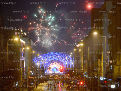 Gdynia - pokaz sztucznych ogni powital Nowy Rok 
31.12.2014
Fot....