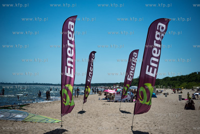 Plaza w Sopocie, przy Sopockim Klubie Zeglarskim. Briefing...