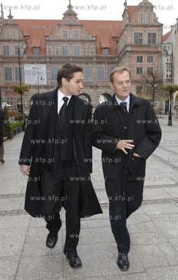 Donald Tusk przyjechal do rodzinnego Gdanska, po wygranych...