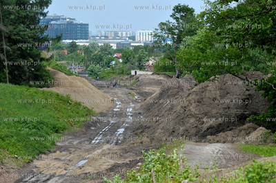 Okolioce dawnego wiaduku  trasy kolejowej Gdansk -...