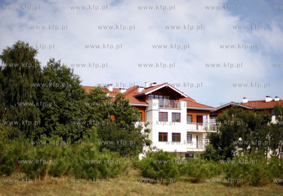 Gdansk. Miejski park w pasie nadmorskim. Osiedle Neptun...