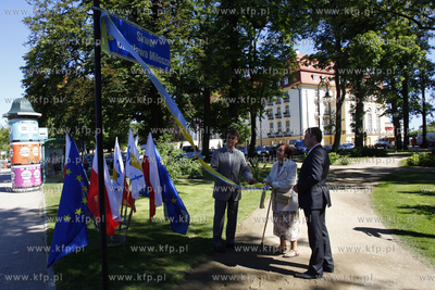 Sopot. Uroczystosc nadania nazwy Skwer Czesława Milosza...