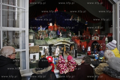 Kosciol sw. Trojcy w Gdansku. Ruchoma szopka. 27.12.2014...