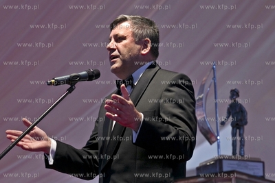 Sopot. Grand Hotel. Letnia Gala Biznesu. Nz. wręczenie...